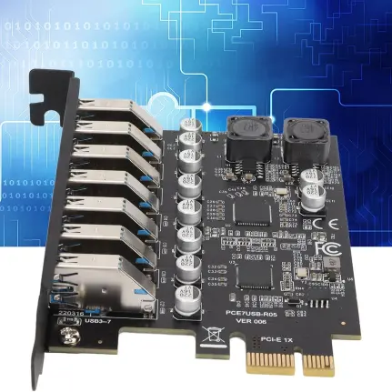 Tarjeta PCIe a USB 3.2 de 7 puertos's photo #3
